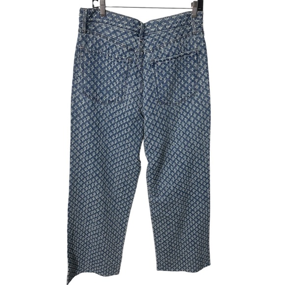 Express Blue Flare Wide Leg Denim - Picture 2 of 8